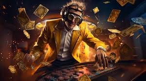 SA Gaming blackjack table layout with dealer and bet options
